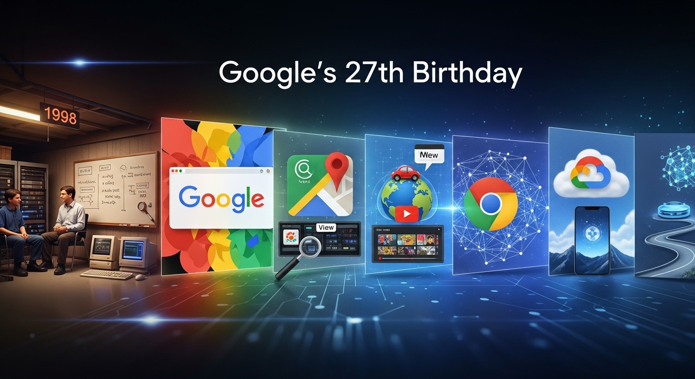 Ulang Tahun ke-27 Google: Kilas Balik Sejarah Raksasa Teknologi