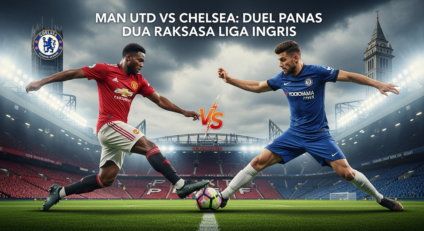 Man Utd vs Chelsea: Duel Panas Dua Raksasa Liga Inggris