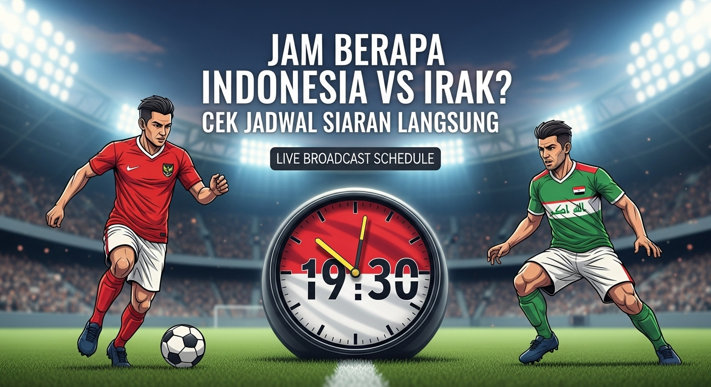 Jam Berapa Indonesia vs Irak? Cek Jadwal Siaran Langsung