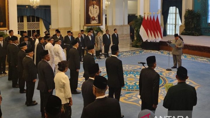 Special Plan: Daftar 25 pejabat & 10 Dubes yang dilantik Prabowo pada Oktober 2025