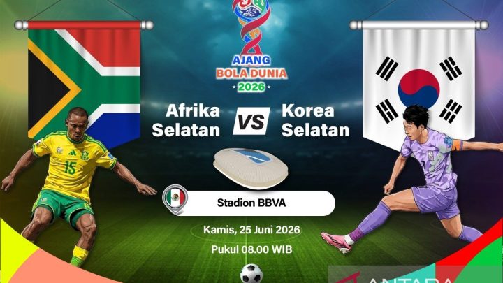 Main Agenda: Susunan pemain Afrika Selatan lawan Korea Selatan