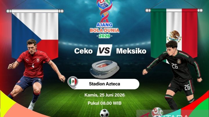Susunan pemain Ceko vs Meksiko – El Tri rotasi pemain