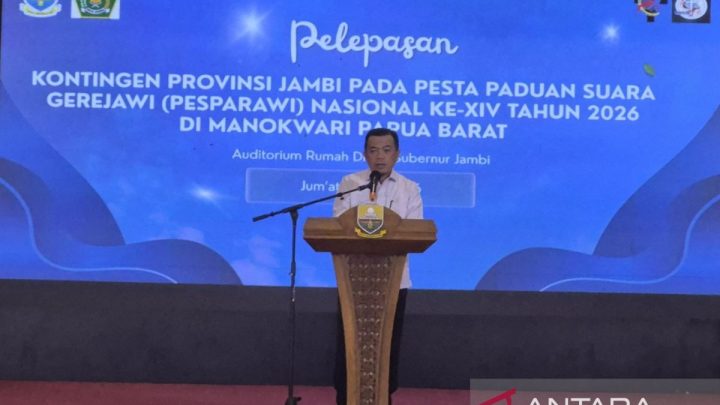 Historic Moment: Gubernur Jambi lepas 83 kontingen Pesparawi Nasional di Manokwari
