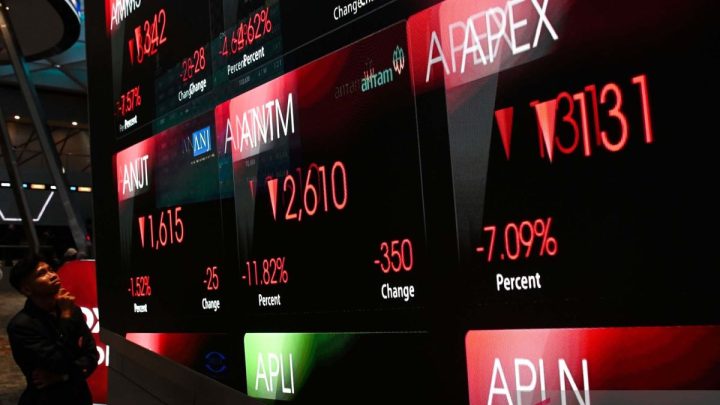 IHSG BEI Selasa dibuka melemah 20,19 poin ke posisi 6.096,50