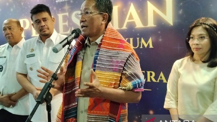Key Strategy: Menkum: Peresmian 6.110 Posbankum di Sumut kembalikan tatanan sosial