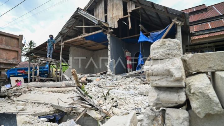 BNPB: 2.533 rumah warga rusak akibat gempa di Sigi