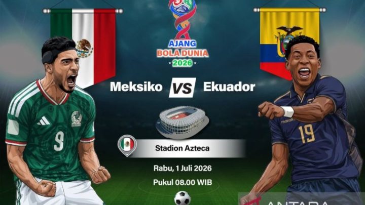What Happened During: Susunan pemain Meksiko vs Ekuador pada babak 32 besar Piala Dunia 2026