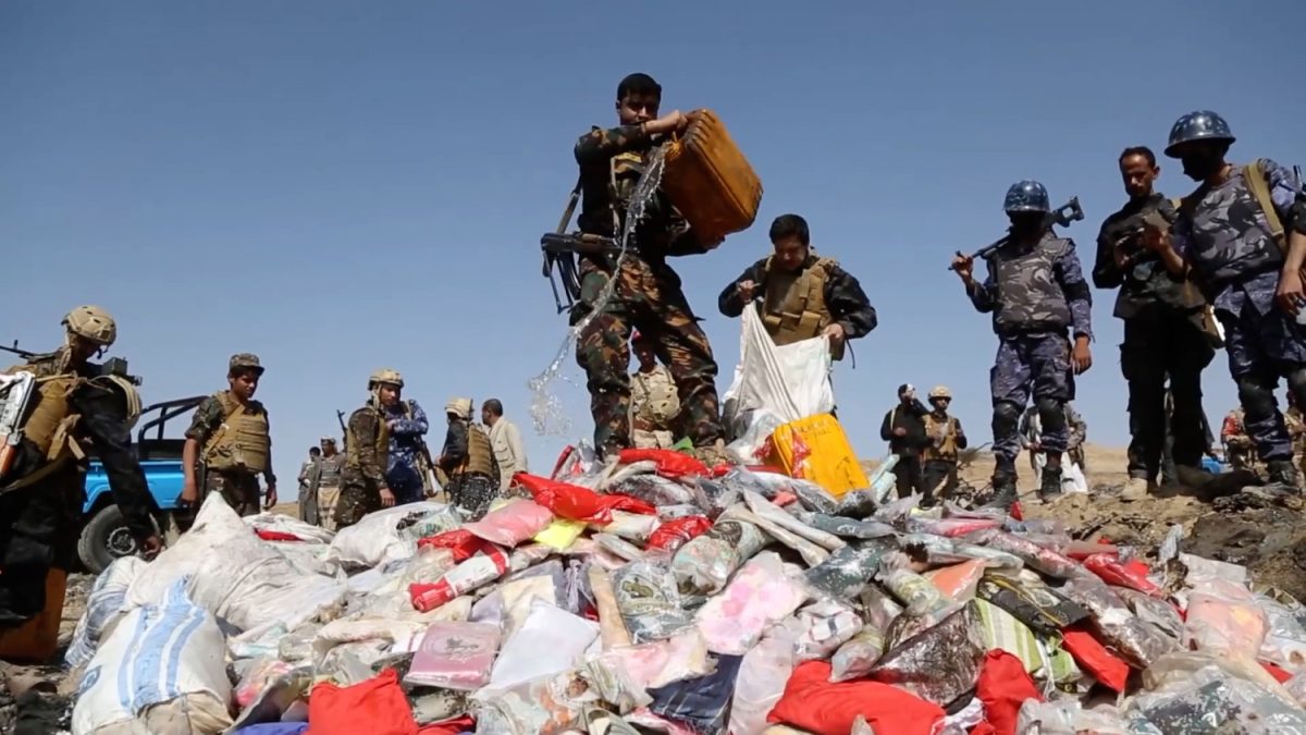 HOUTHI-YAMAN-MUSNAHKAN-27-TON-NARKOTIKA-SELUNDUPAN-KE-LUAR-NEGERI
