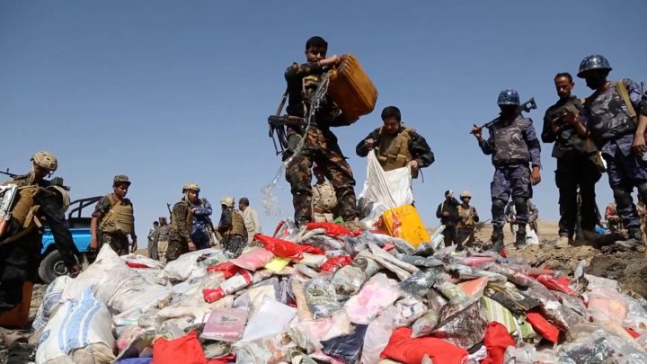 Houthi Yaman musnahkan 27 ton narkotika selundupan ke luar negeri
