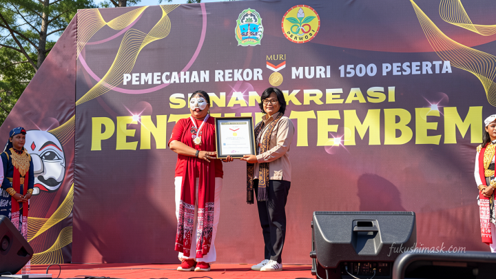 Gunungkidul pecahkan rekor MURI lewat Senam Kreasi Penthul Tembem