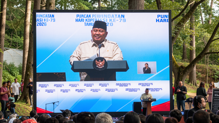 Historic Moment: Di Harkopnas ke-79, Prabowo merasa koperasi adalah keluarga