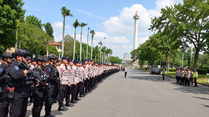 Latest Program: 619 personel disiagakan untuk pengamanan unjuk rasa di Jakarta Pusat
