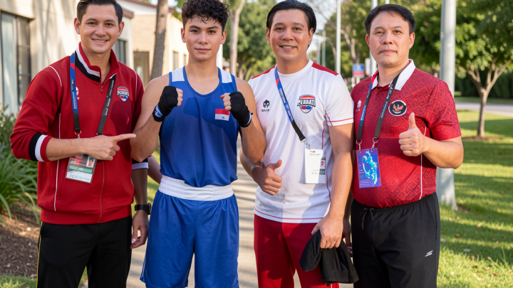 Joshua dan Viktor terhenti di semifinal Kejuaraan Tinju Asia