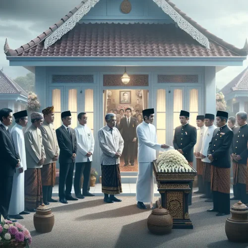Presiden Jokowi Takziah ke Rumah Duka Hamzah Haz di Jakarta