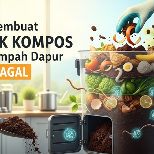Cara Membuat Pupuk Kompos dari Sampah Dapur Anti Gagal