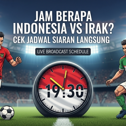 Jam Berapa Indonesia vs Irak? Cek Jadwal Siaran Langsung