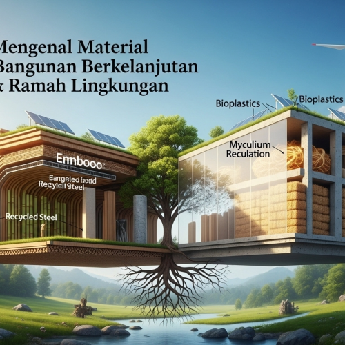 Mengenal Material Bangunan Berkelanjutan & Ramah Lingkungan